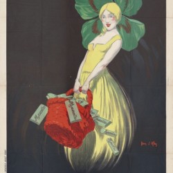 Chocolat fondant Mascotte. Compagnie française Strasbourg 1920  by Jean dYlen Poster