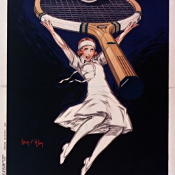 Dunlop la balle des champions 1929 by Jean dYlen Poster
