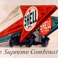 Shell oil – Shell petrol – The supreme combination 1925 by Jean dYlen Poster