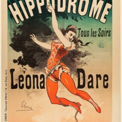Léona Dare 1882 Poster by Jules Chéret