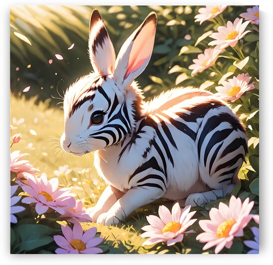 Zebra Stripe Rabbit By ISHISH by IStockHistory com