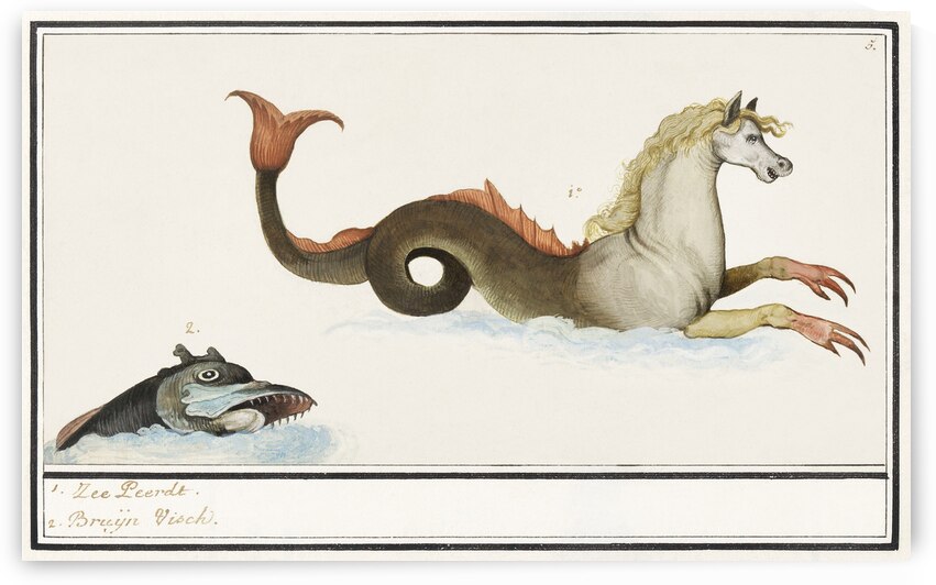 Fantasy fish in vintage style by IStockHistory com