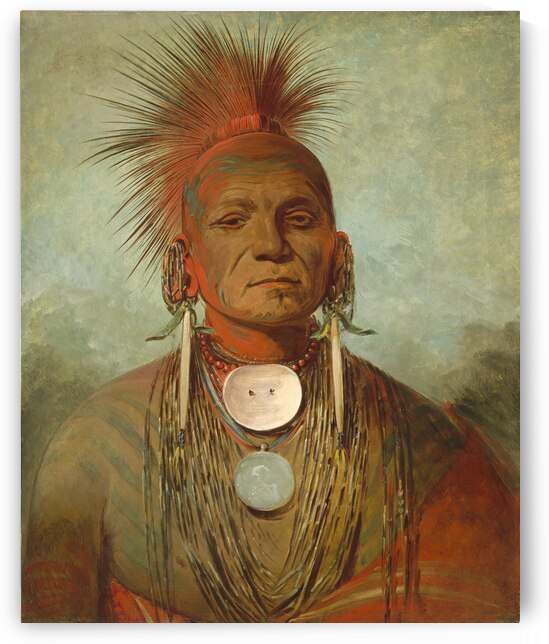 See-non-ty-a an Iowa Medicine Man 1844-1845 by IStockHistory com