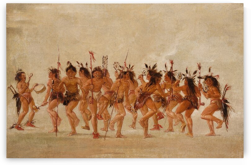 Beggar’s Dance Mouth of Teton River 1835-1837 by IStockHistory com