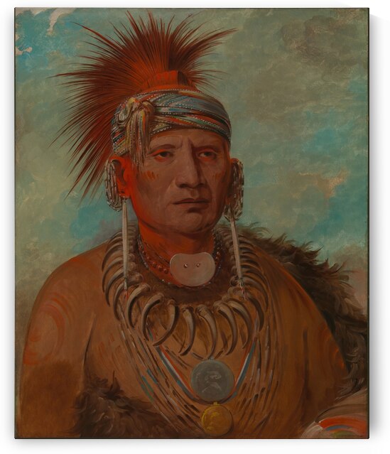 Neu-Mon-Ya Walking Rain War Chief 1844-1845 by IStockHistory com