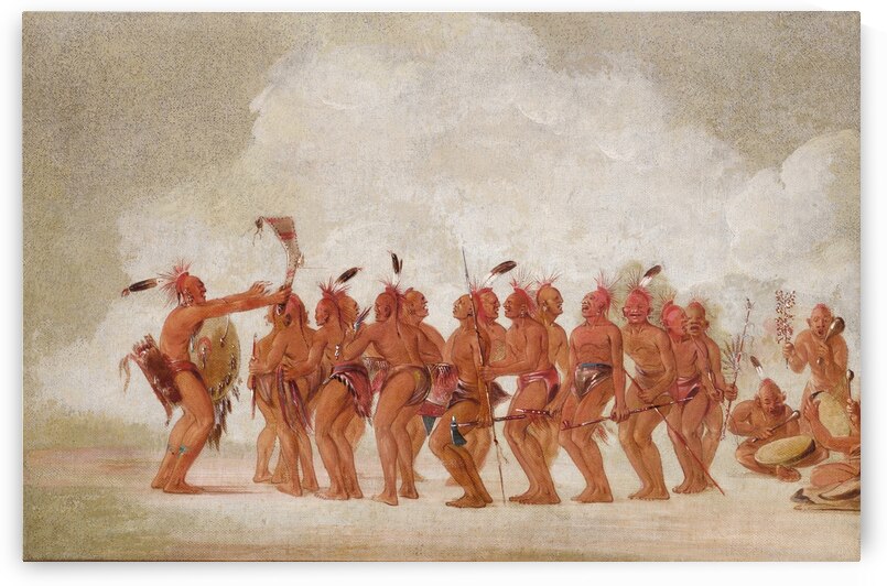 Slave Dance Sac And Fox 1835-1837 by IStockHistory com