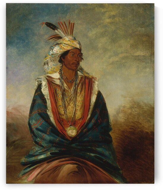 Tel-Maz-Há-Za a Warrior of Distinction 1834 by IStockHistory com