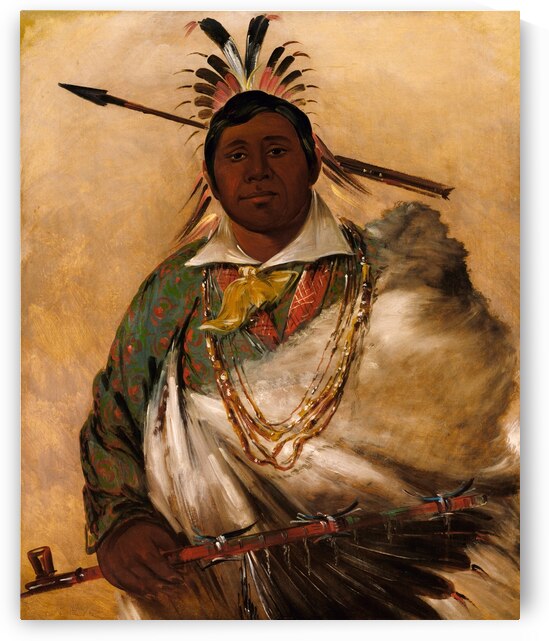 Téh-Ke-Néh-Kee Black Coat a Chief 1834 by IStockHistory com