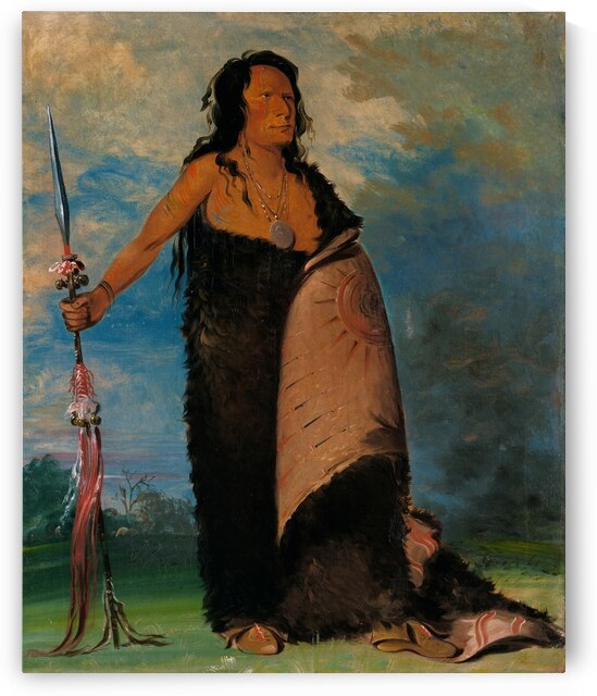 Shoo-De-Gá-Cha The Smoke Chief of The Tribe 1832 by IStockHistory com