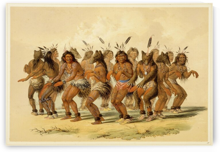 The Bear Dance 1844 by IStockHistory com