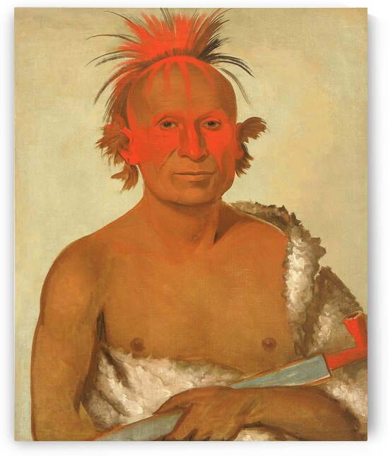Pash-ee-pa-hó Little Stabbing Chief the Younger One of Black Hawk’s Braves 1832 by IStockHistory com