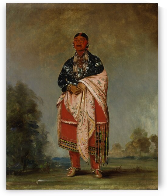 Wife of Kee-O-Kúk 1835 by IStockHistory com