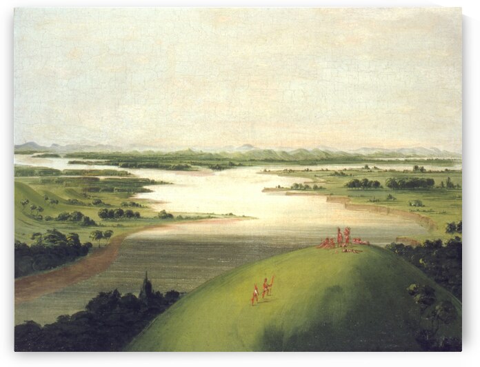Mouth Of The Platte River 900 Miles Above St. Louis 1832 by IStockHistory com