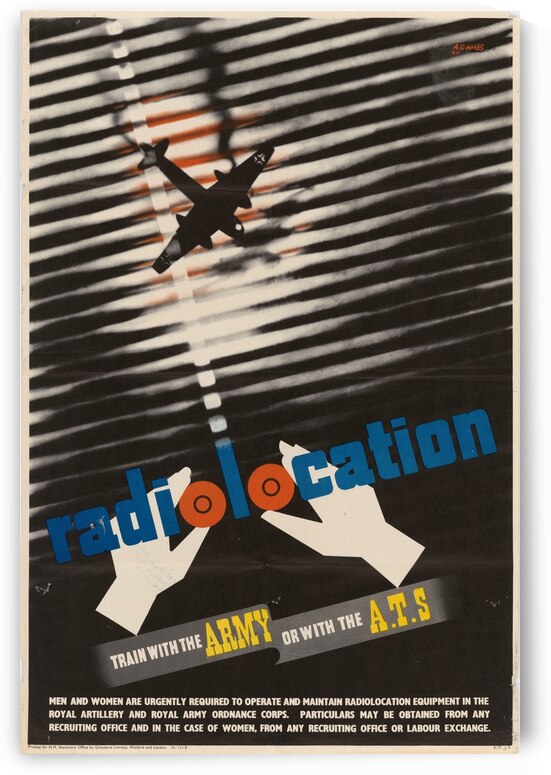 Radiolocation – Train with the Army or with the A.T.S. by IStockHistory com