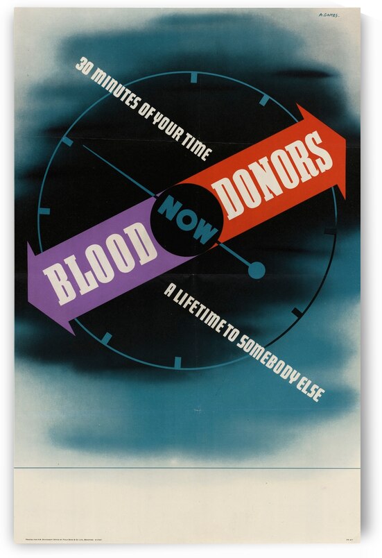 Blood Donors – 30 Minutes of Your Time Now a Lifetime to Somebody Else by IStockHistory com