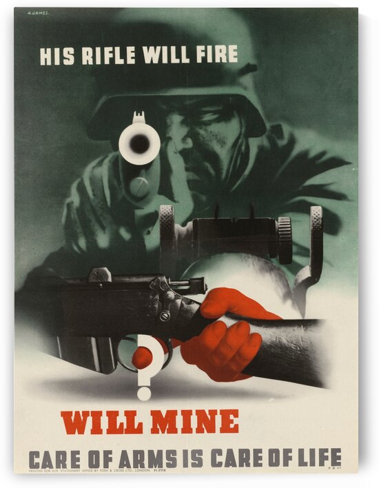 His Rifle Will Fire – Will Mine by IStockHistory com