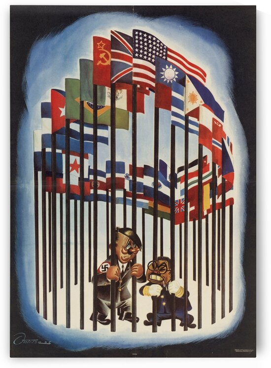 Germany and Japan Behind Bars by IStockHistory com
