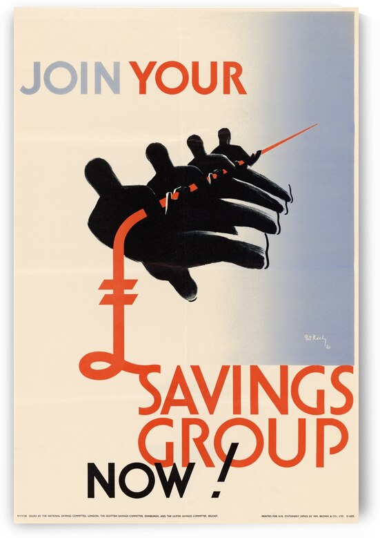 Join Your Savings Group Now! by IStockHistory com