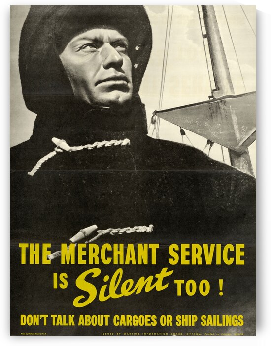 The Merchant Service is Silent Too! by IStockHistory com
