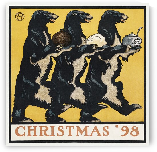 Vintage Christmas 98 1898 by Edward Penfield by IStockHistory com