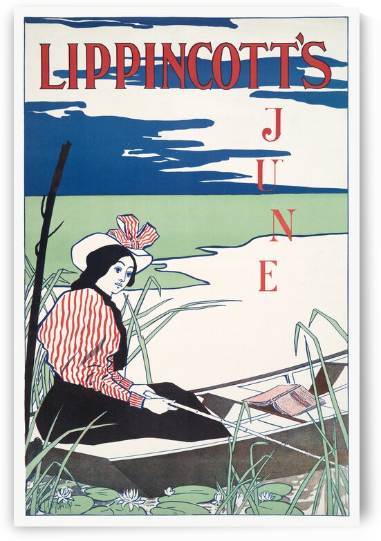 Lippincotts June ca. 1890-1907  by Edward Penfield by IStockHistory com