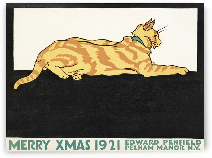 Merry Xmas 1921 by Edward Penfield by IStockHistory com