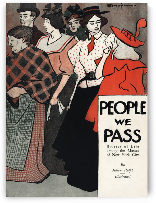 People we pass 1896 by Edward Penfield by IStockHistory com