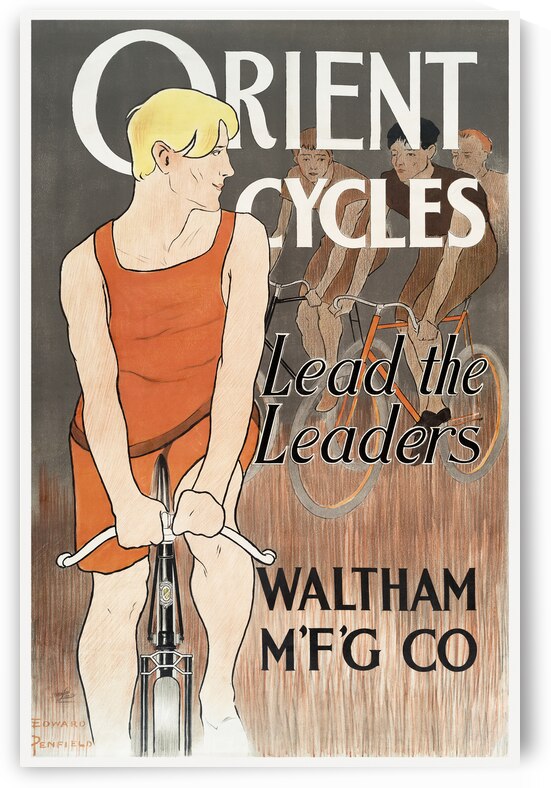 Orient Cycles 1895 by Edward Penfield by IStockHistory com