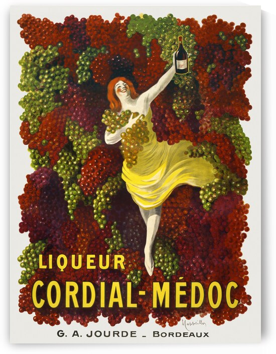 Liqueur Cordial-Medoc G. A. Jourde - Bordeaux 1907 by Leonetto Cappiello by IStockHistory com