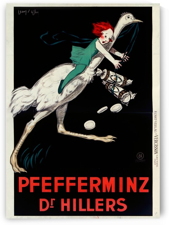 Pfefferminz Dr Hillers 1927 by Jean dYlen Poster by IStockHistory com