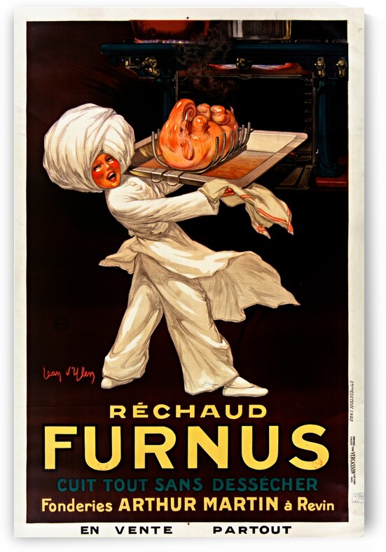 Réchaud Furnus cuit tout sans dessécher 1926 by Jean dYlen Poster by IStockHistory com