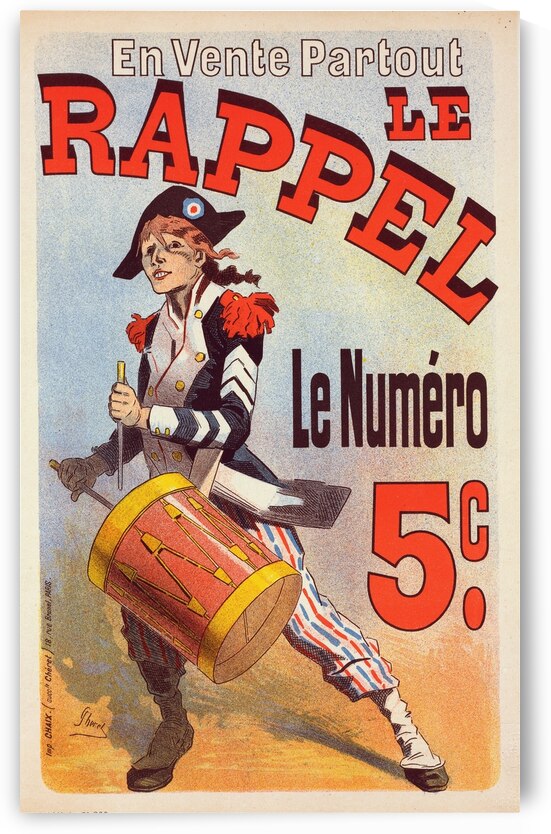 Le Rappel 1900 Poster by Jules Chéret by IStockHistory com