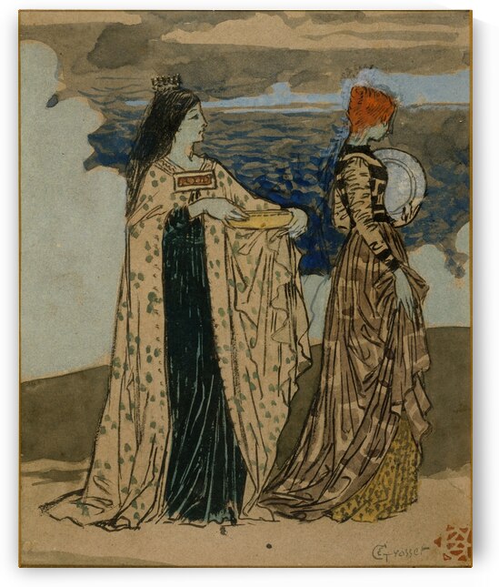 Princesse de légende Poster by Eugène Samuel Grasset by IStockHistory com