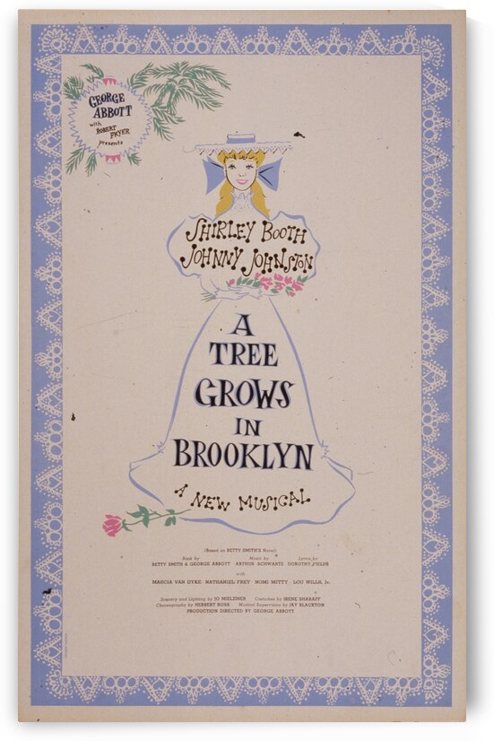 A tree grows in Brooklyn 1951 American 1905–1970 Artcraft Lithograph Poster by IStockHistory com