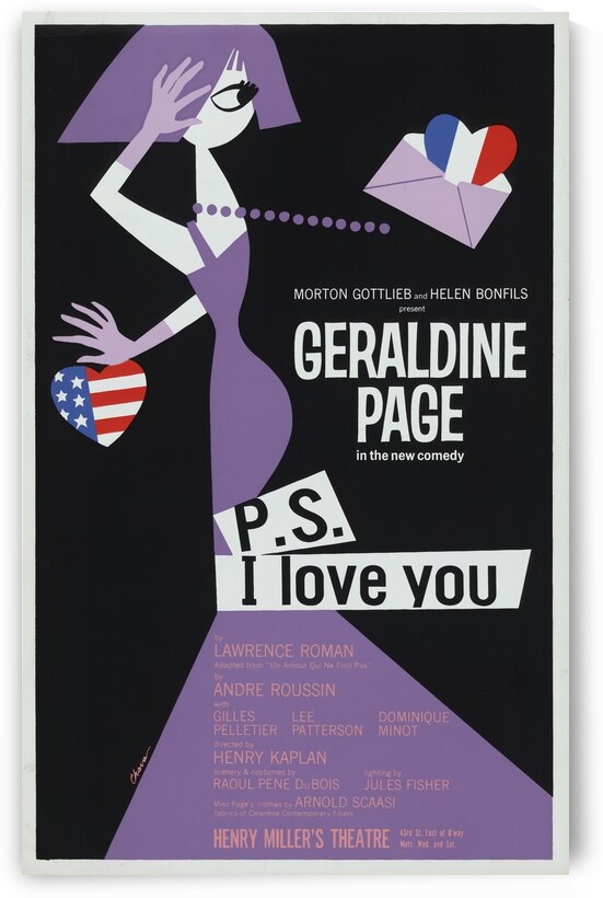 P.S. I love you 1964 Artcraft Lithograph Poster 1905–1970 by IStockHistory com