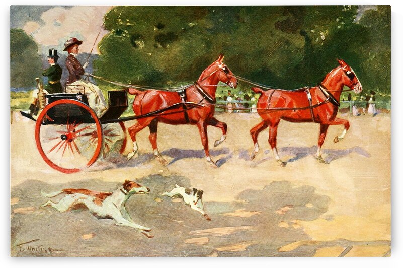 A Tandem Team Frederic Whiting English 1874–1962 by IStockHistory com