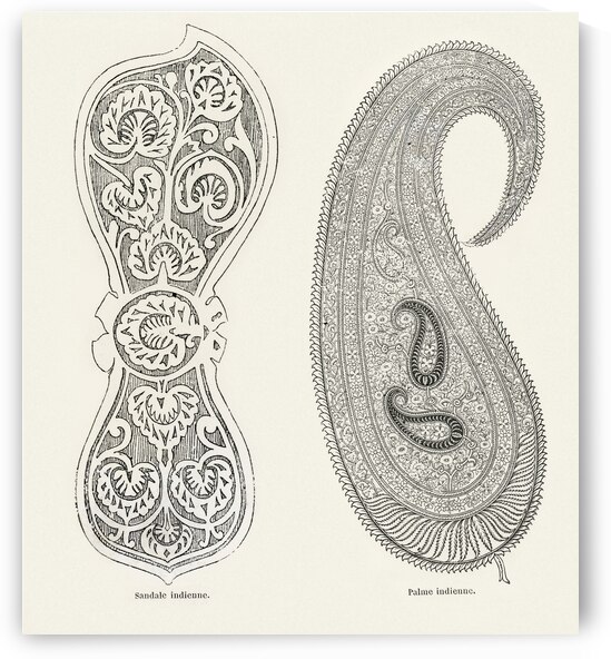 Indian design. 1888 edition Lornement Polychrome by Albert Racine 1825–1893. by IStockHistory com