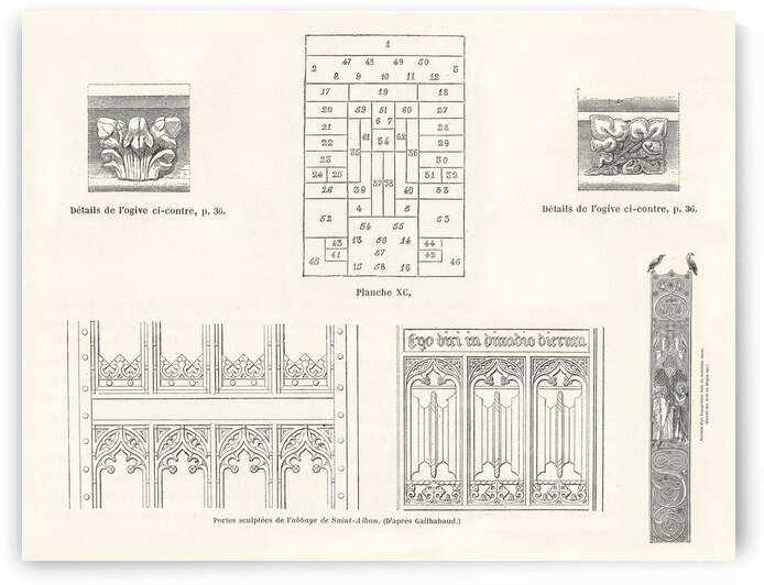 Patterns. 1888 edition Lornement Polychrome by Albert Racine 1825–1893. by IStockHistory com