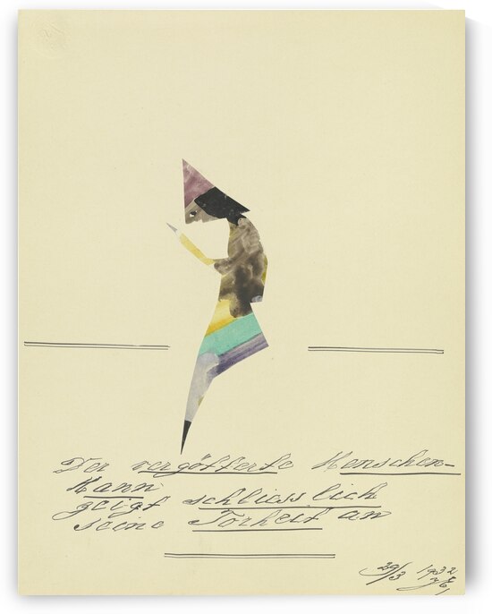 ‘Der vergötterte Menschenmann …’ 1932  My Pictures Become Wilder and Wilder By John Elsas by IStockHistory com