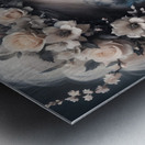 Black Makeup By ISHiSH Metal print