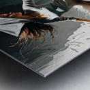 Hooded Ballerina By ISHISH Metal print