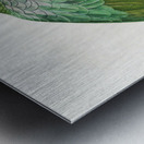 Red-and-blue amazon  Metal print