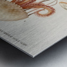 Different types of marine life Metal print