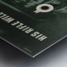 His Rifle Will Fire – Will Mine Metal print