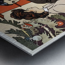 Vintage Christmas Poster ca. 1890-1907 by Edward Penfield Metal print