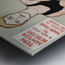 Two seated women 1896 by Edward Penfield Metal print