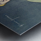 Woman holding gloves 1896 by Edward Penfield Metal print