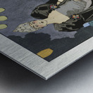 Adieu! / Manteau du soir de Worth from Gazette du Bon Ton. Art &ndash Modes & Frivolit&eacutes: Evening Attire No. 4 Pl. 28 1921 fashion illustration  by George Barbier.  Metal print