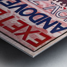 Exeter vs. Andover Nov. 7 at Exeter 1903 Poster by Bristow Adams American 1875 – 1956 Metal print