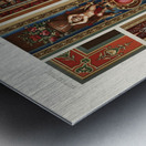17th Century pattern. 1888 edition Lornement Polychrome by Albert Racine 1825–1893. Metal print